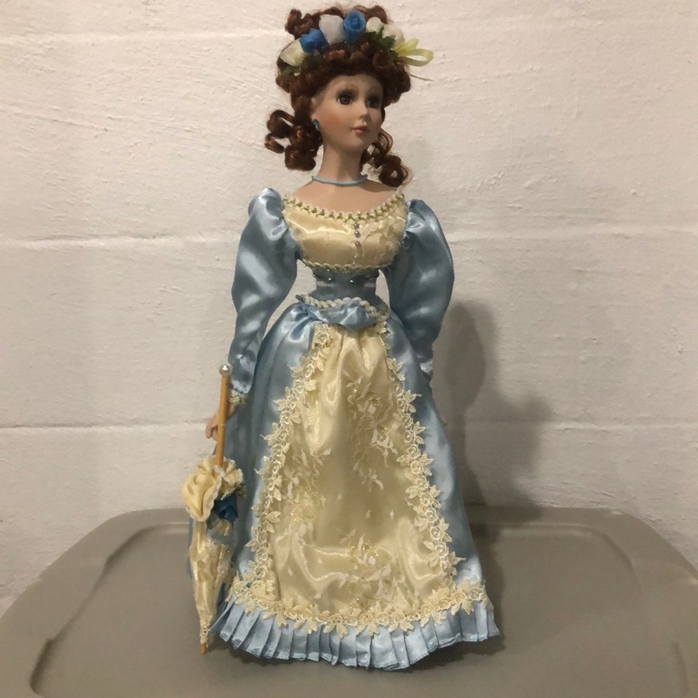Collections ETC Porcelain Doll